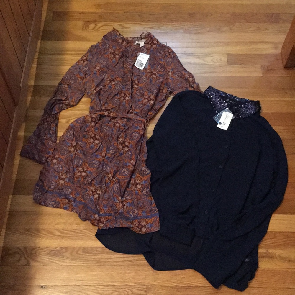 Lot of 2 Forever 21 dress & top SZ. L